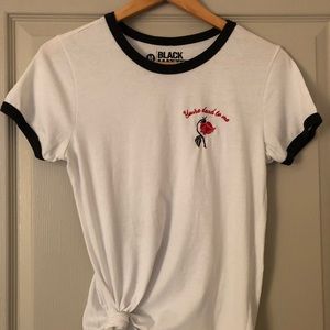 “You’re dead to me” graphic tee